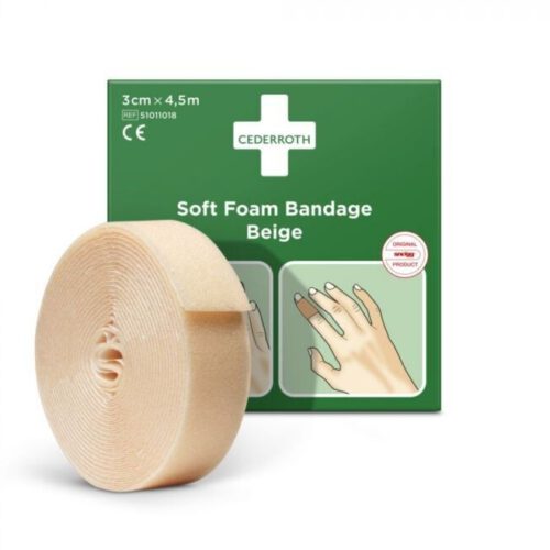 1448-cederroth-soft-foam-bandage-3x450-beige Cederroth soft foam bandage beige