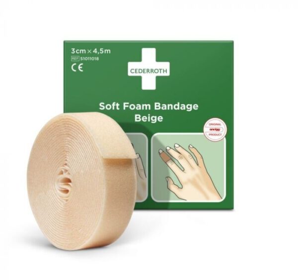 Cederroth soft foam bandage beige