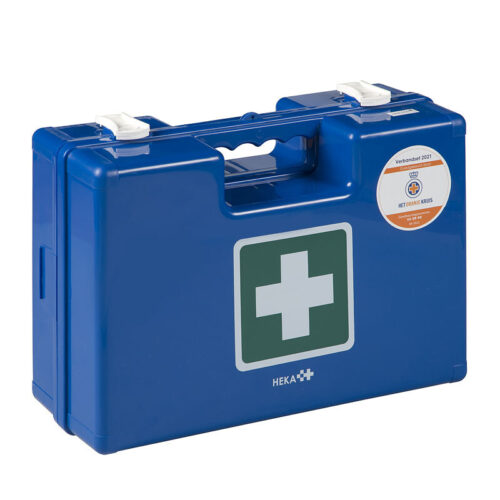 Heka Verbandkoffer BHV Medimulti HACCP 2021 – gevuld (incl. wandhouder)