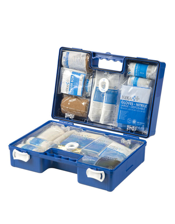 Heka Verbandkoffer BHV Medimulti HACCP 2021 – gevuld (incl. wandhouder)