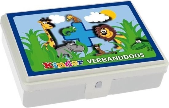 Verbanddoos Mini "Kids Jungle" gevuld