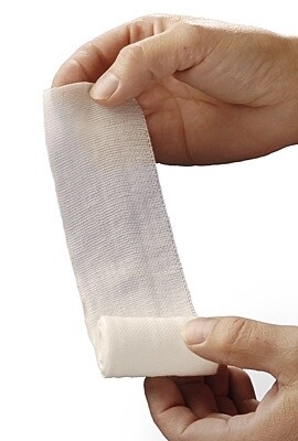 Elastisch Hydrofiel windsel 400 x 10 cm.