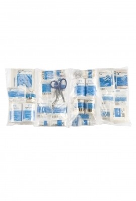 A vulling compleet met gerold snelverband