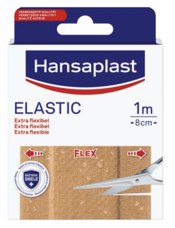Hansaplast Elastic wondpleister 100 x 8 cm