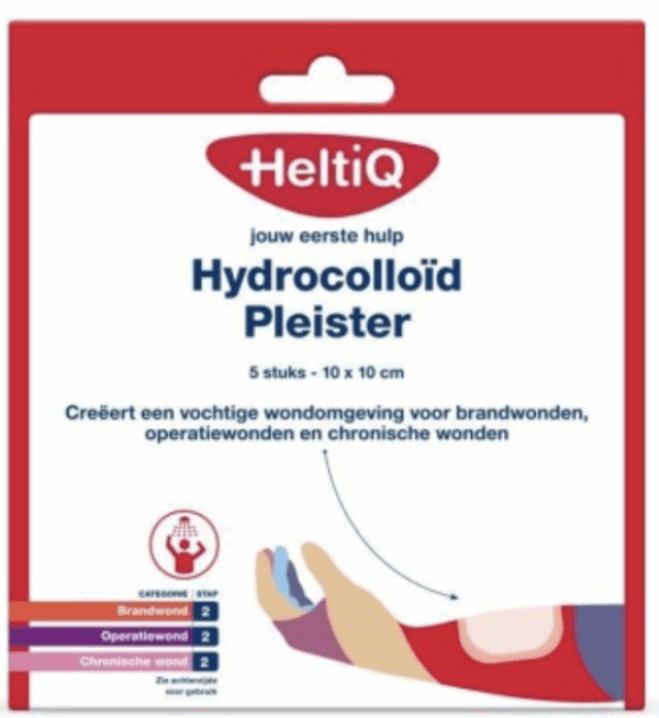 Heltiq Hydrocolloid pleisters 10 x 10cm