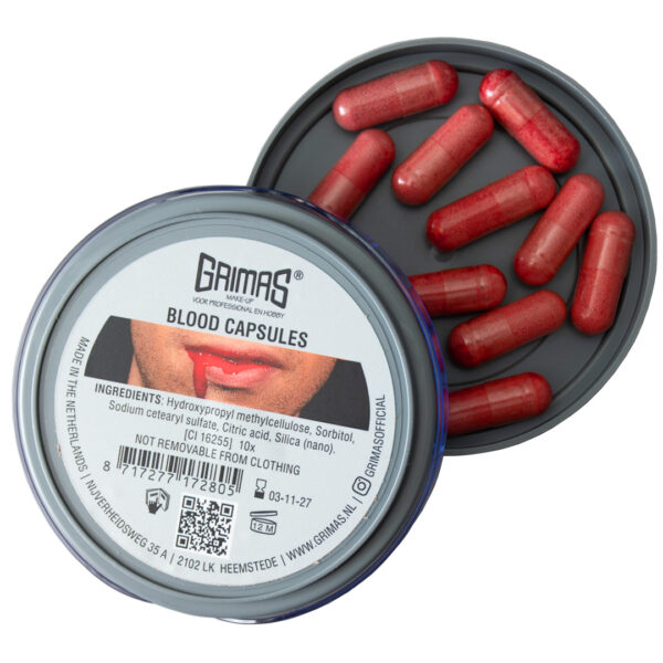Grimas Kunstbloed Capsules 10 stuks