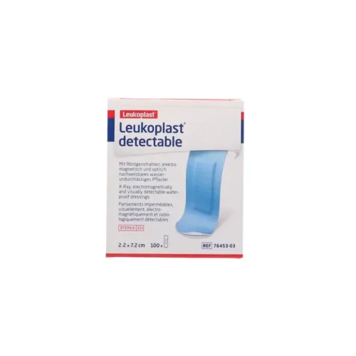 Leukoplast Detectable wondpleister 7.2 x 2.2 cm. 100 stuks