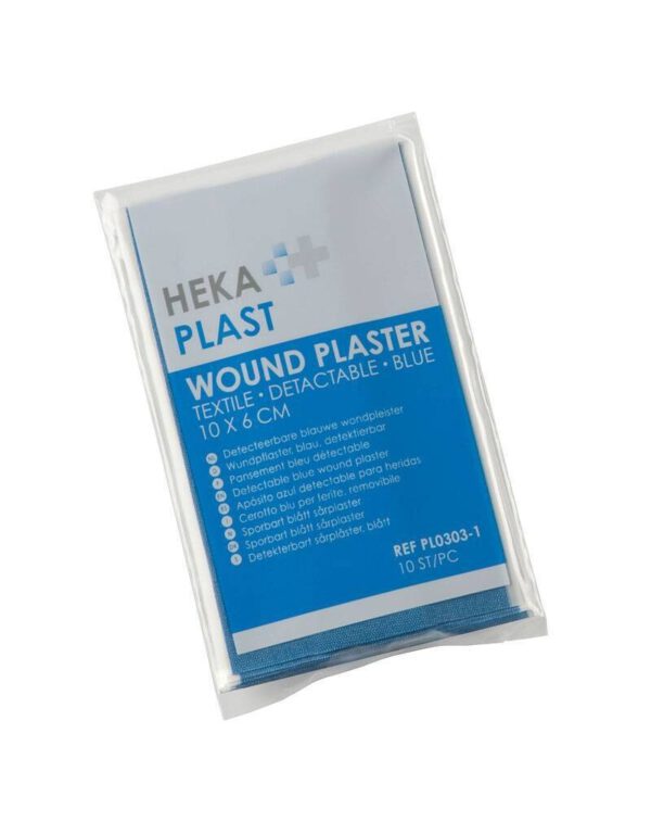 HekaPlast Wondpleister HACCP Blue detectable 100 x 6 cm