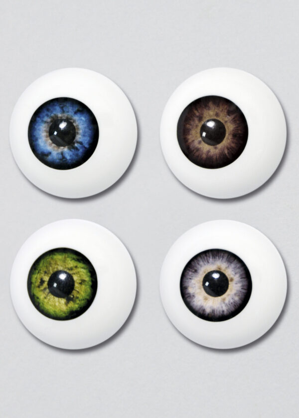 Grimas Kunstoog bruin 1001 27 mm