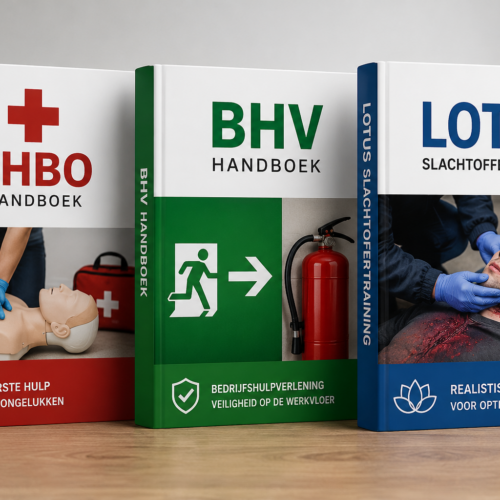A vulling compleet met gerold snelverband